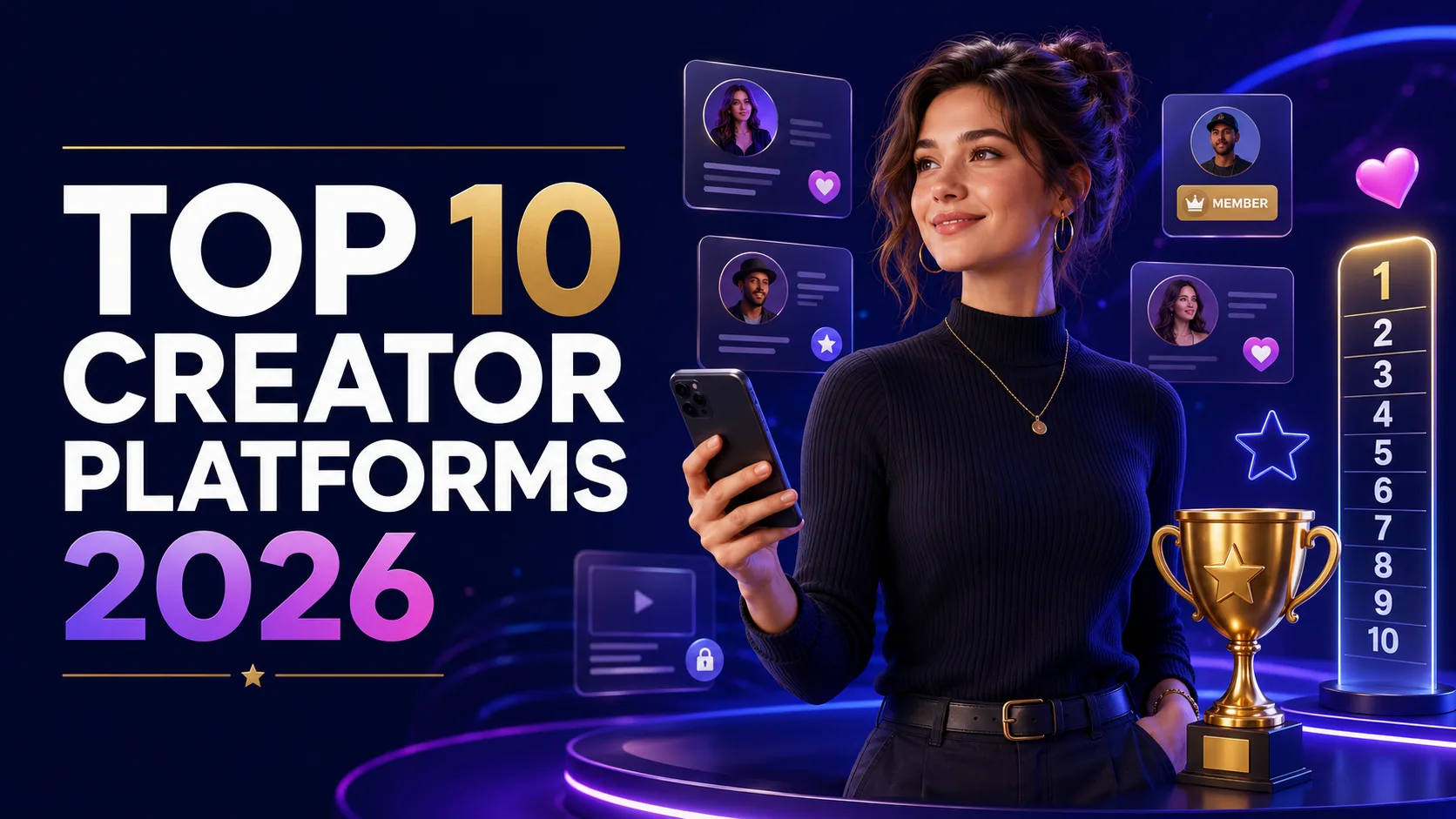 Top 10 Best Creator Platforms in 2026: OnlyFans Alternatives